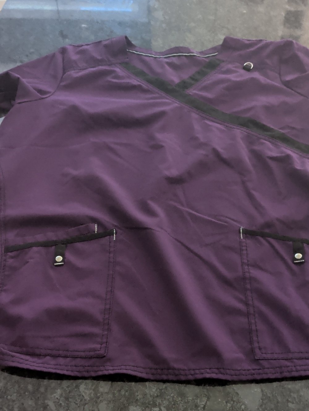 Purple Scrub Top